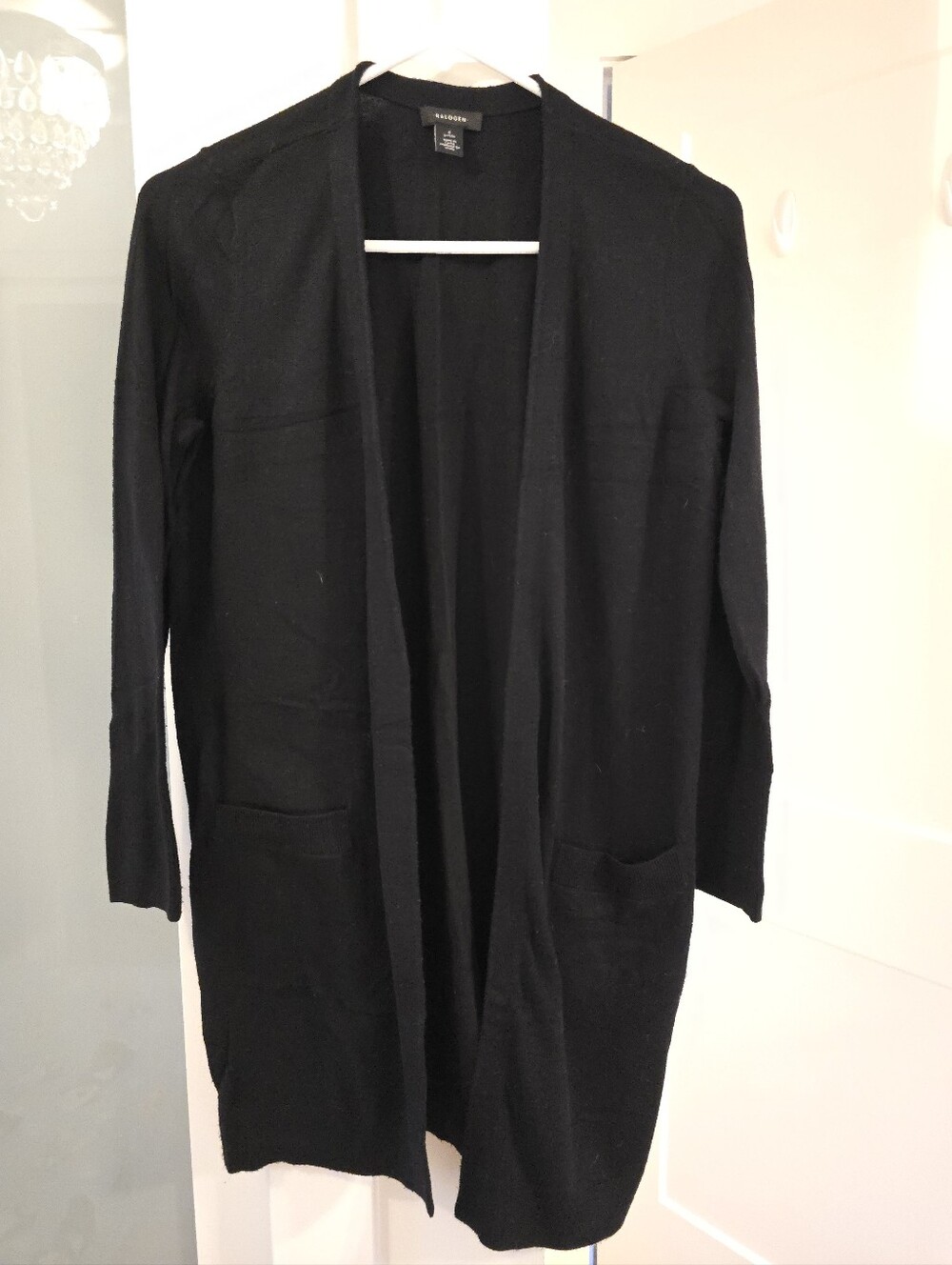 Halogen long cardigan, size small